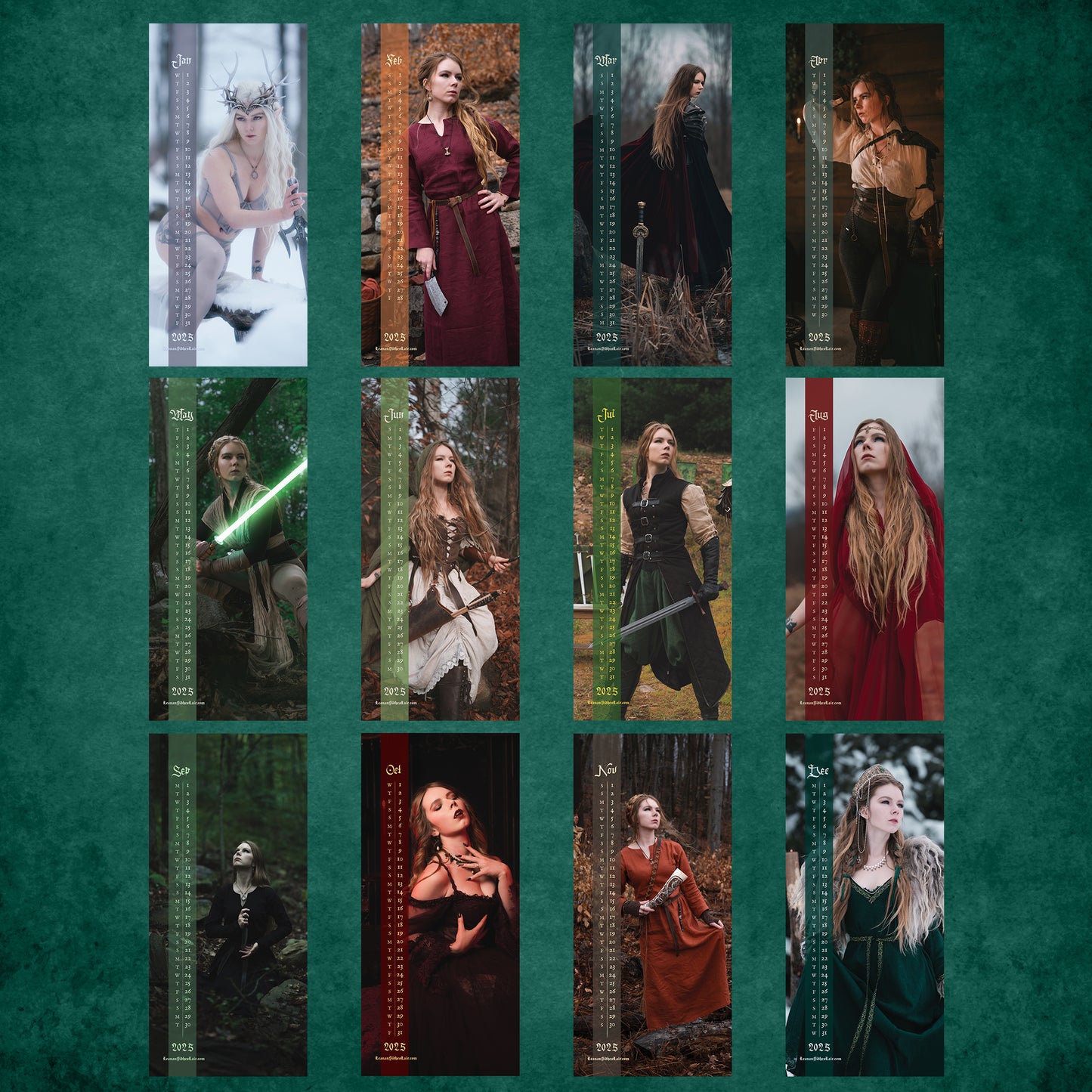 2025 Calendar Wallpaper: Mobile "Sweet" Edition
