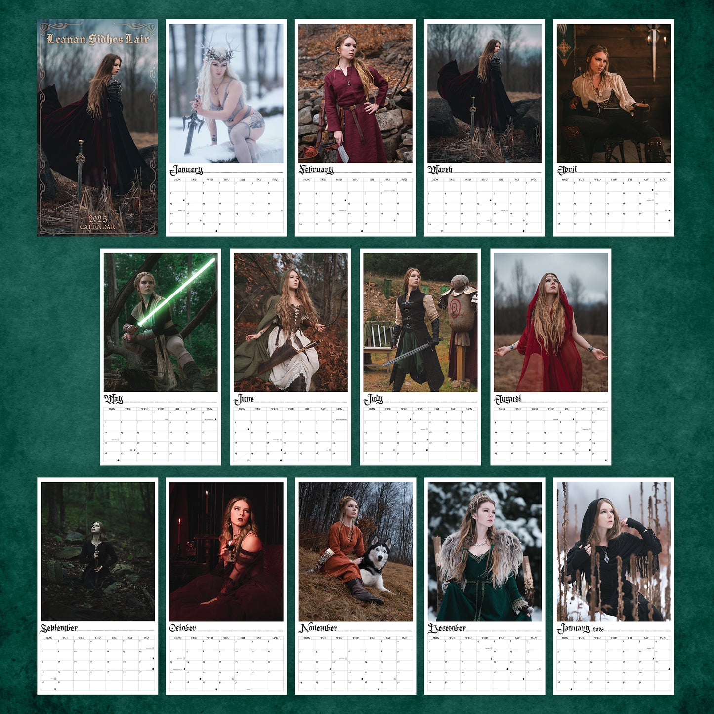 2025 Leanan Sidhes Lair Wall Calendar